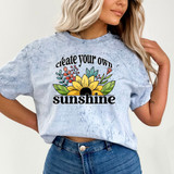 Create Your Own Sunshine Sunflower DTF Heat Transfer