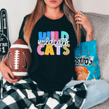 Wildcats Colorful DTF Heat Transfer