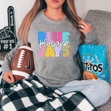 Blue Jays Colorful DTF Heat Transfer