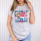 Try That In A Small Town Blue/Red DTF Heat Transfer