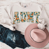 Fall Floral  Aunt DTF Heat Transfer
