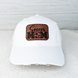 Soccer Mom Leather Hat Patch
