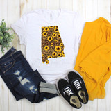 Alabama Leopard Sunflower Sublimation Transfer