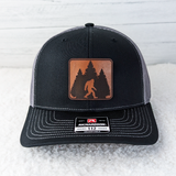 Bigfoot Leather Hat Patch