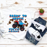 Back to school Monster truck crush the fifth grade Sublimation Transfer