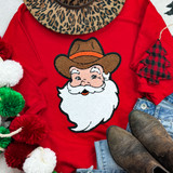 Cowboy Santa Chenille Patch