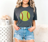 Sequins Softball Patch Chenille Patch