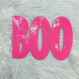 Pink BOO Sequin Patch