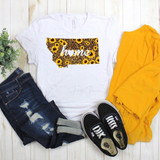 Montana Leopard Sunflower home Sublimation Transfer