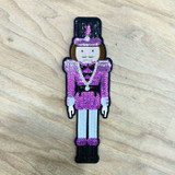 PINK Nutcracker Sequins Embroidered Patch