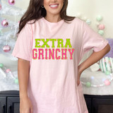 Extra Green Guy Faux Chenille DTF Heat Transfer