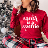 Santa Is A Swiftie WHITE DTF Heat Transfer