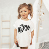 Mini Cursive Distressed DTF Heat Transfer