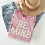 Be Mine Faux Embroidery DTF Heat Transfer