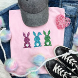 Sequin Bunny Pocket Sized Patch BUNDLE