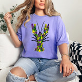 Mardi Gras Crawfish DTF Heat Transfer