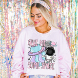 Give Me Some Space Pink/Blue DTF Heat Transfer