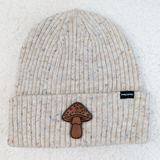 Big Mushroom Leather Hat Patch