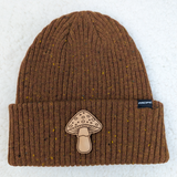 Big Mushroom Leather Hat Patch