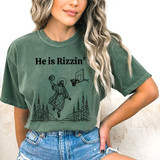 He Is Rizzin' BLACK DTF Heat Transfer