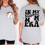 In My Baseball Mom Era SET DTF Heat Transfer