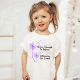 Brave Enough To Bloom Wherever We Land DTF Heat Transfer
