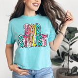 Hair Stylist Dalmatian Dots DTF Heat Transfer