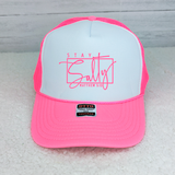 Stay Salty Matthew 5:13 NEON PINK Hat/Pocket Screen Print Heat Transfer