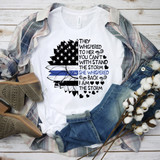 I am the storm Blue Line sunflower flag Sublimation Transfer