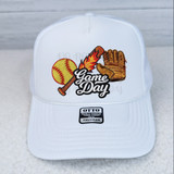 Softball Game Day Faux Patch DTF Heat Transfer