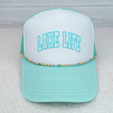 Lake Life MINT PUFF Hat/Pocket Screen Print Heat Transfer