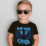 Def Wild Child BLUE DTF Heat Transfer