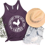 Support Your Local Farmer Chicken DTF Heat Transfer