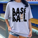 Baseball Bolt DTF Heat Transfer