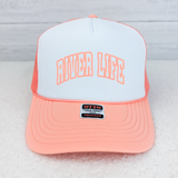 River Life CORAL PUFF Hat/Pocket Screen Print Heat Transfer