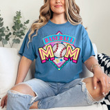 Baseball Mom 90s Retro DTF Heat Transfer