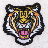 Tiger Mascot Embroidered HAT/POCKET Patch