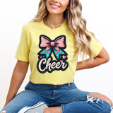 Cheer Coquette Faux Patch DTF Heat Transfer