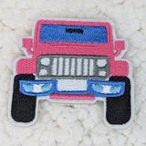 Bright Jeep Embroidered  HAT/POCKET Patch