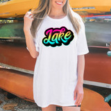 Lake Rainbow Gradient DTF Heat Transfer