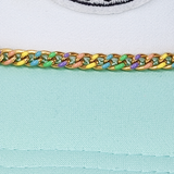 Chunky Colorful Enamel Gold Hat Chain