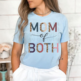 Mom Of Both Leopard DTF Heat Transfer