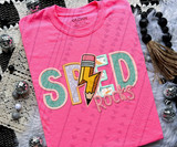 Sped Rocks Faux Embroidery DTF Heat Transfer