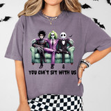 You Can't Sit With Us Characters DTF Heat Transfer