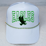 Green & Gold Enamel Hat Chain 