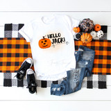 Hello Jack Pumpkin Sublimation Transfer