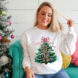 For Unto Us A Child Is Born Christmas Tree DTF Heat Transfer