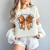 It's Turkey Time Thanksgiving Bow DTF Heat Transfer
