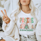 Praise Him In All Seasons Pink/Green DTF Heat Transfer