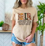 Psalm 23:4 Fall Pattern DTF Heat Transfer